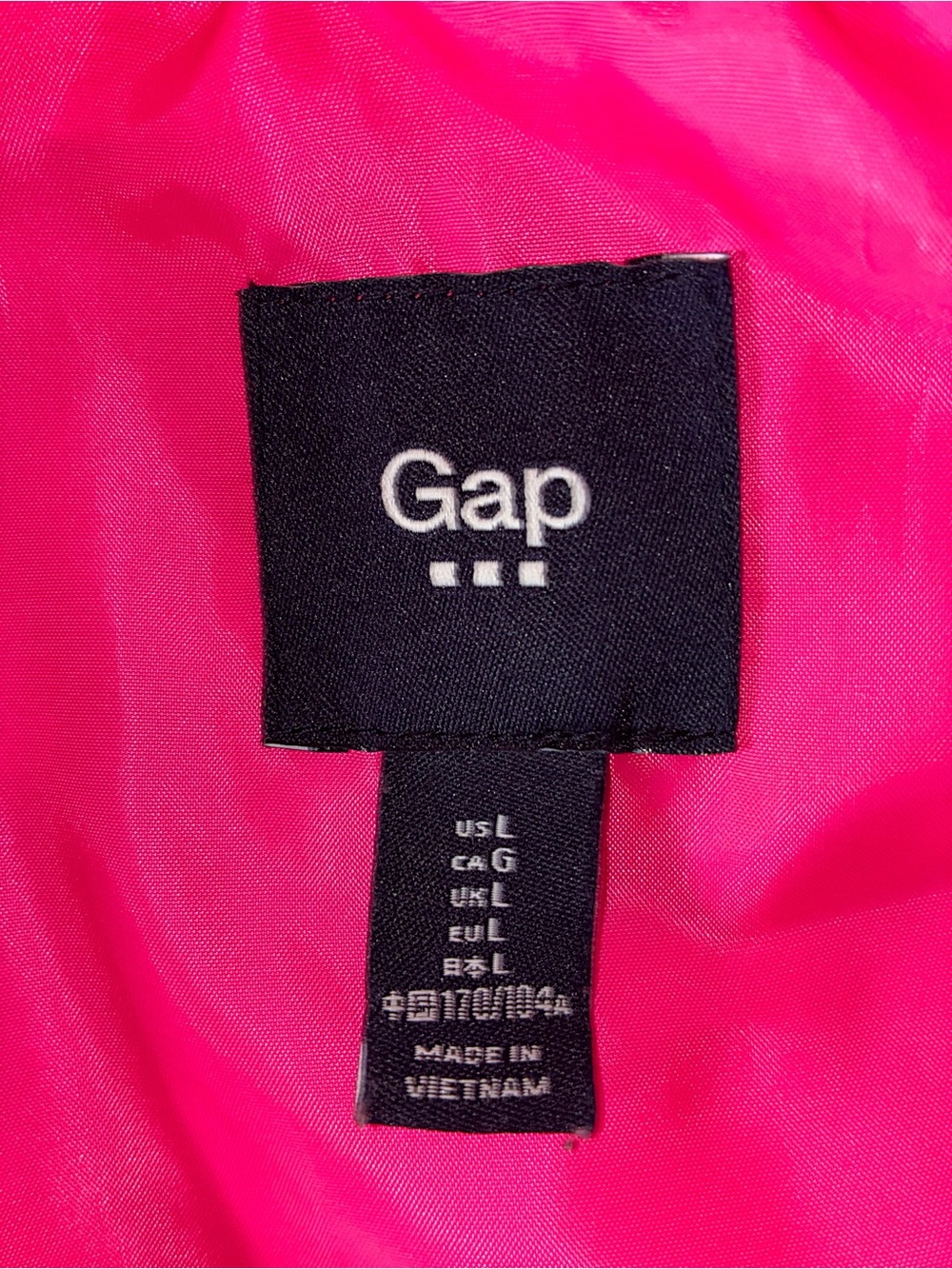 GAP Neon Pink Quilted Puffer Vest - Picture 4 of 8